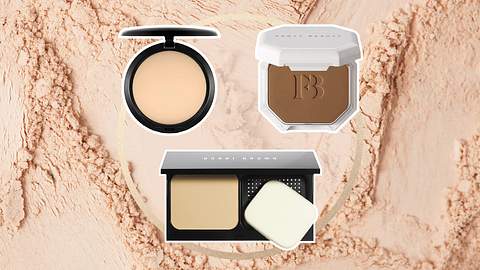 Puder Foundation: Die besten Produkte für einen perfekten Teint - Foto: iStock/ NadinPanina/ blackred; PR; Kollage bearbeitet durch: cosmopolitan.de